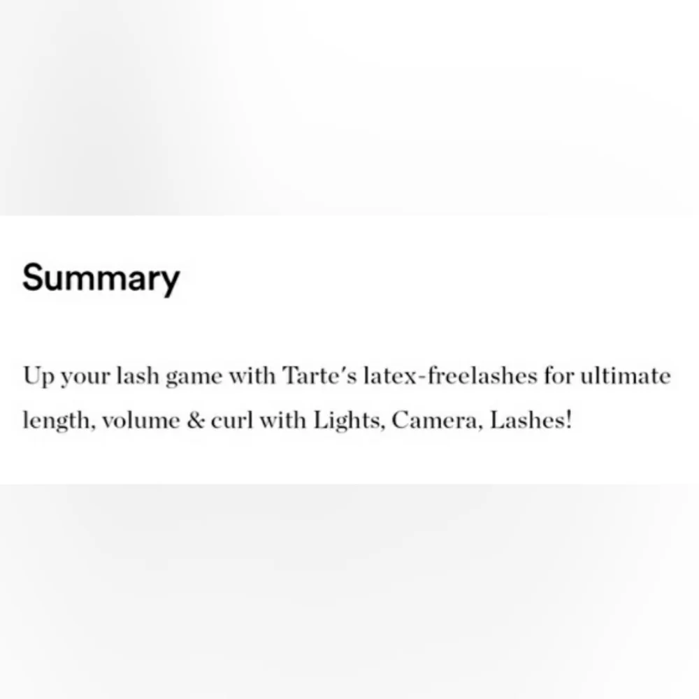 TARTE TARTEIST PRO LASHES LIGHTS, CAMERA LASHES.